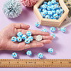 Natural Wooden Beads WOOD-TAC0010-05F-7