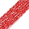 Electroplate Glass Beads Strands LS-EGLA-A044-P1mm-B22-1