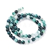 Natural Striped Agate/Banded Agate Beads Strands X-G-G582-6mm-48-2
