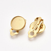 201 Stainless Steel Clip-on Earring Findings LS-X-STAS-T045-34B-G-2