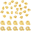 80Pcs Brass Crimp Beads KK-BBC0025-89G-1