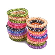 Telephone Cord Elastic Hair Ties OHAR-R113-06