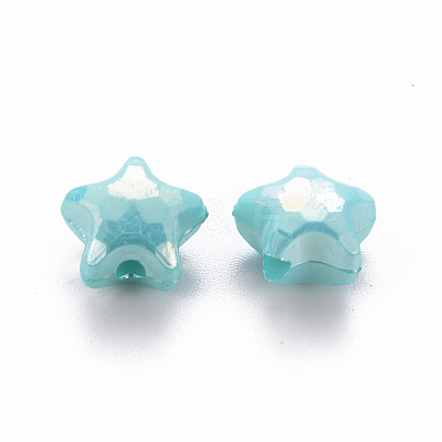 Opaque Acrylic Beads TACR-S153-36I-1