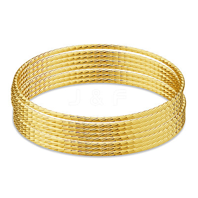 Brass Buddhist Bangle Sets JB641A-1