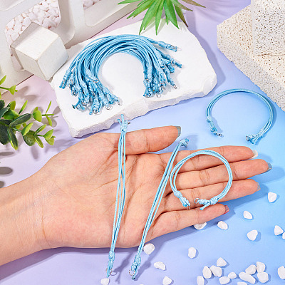 20Pcs Adjustable Korean Waxed Polyester Cord Bracelet Making BJEW-TAC0051-09-1