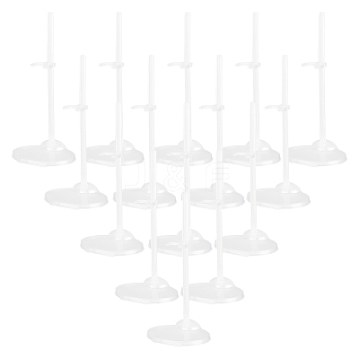 Plastic Assembled Doll Holders ODIS-WH0025-175-1