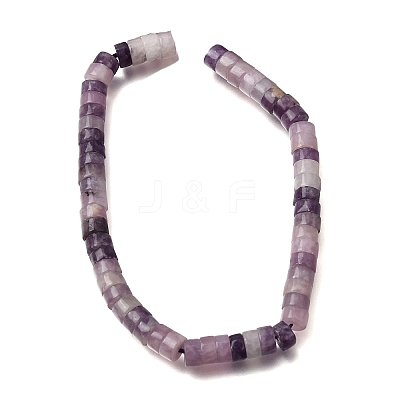 Natural Lepidolite/Purple Mica Beads Strands GG-CBA8682-B08-1