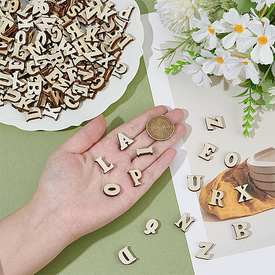 200Pcs Unfinished Wood Blocks WOOD-SP0001-81-1
