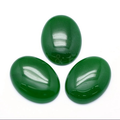 Natural Malaysia Jade Cabochons X-G-P393-I19-1