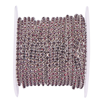 Brass Rhinestone Strass Chains CHC-R125-S6-16S-1