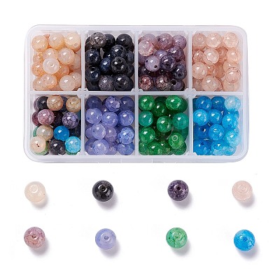 Crackle Glass Beads GLAA-PH0007-70-1