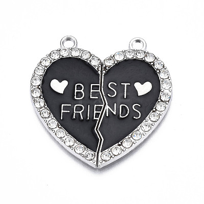 Alloy Enamel Split Pendant ENAM-S130-25A-1