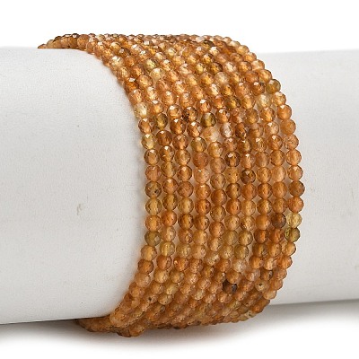 Natural Yellow Tourmaline Beads Strands GG-CBA5A1A-A05-02-1