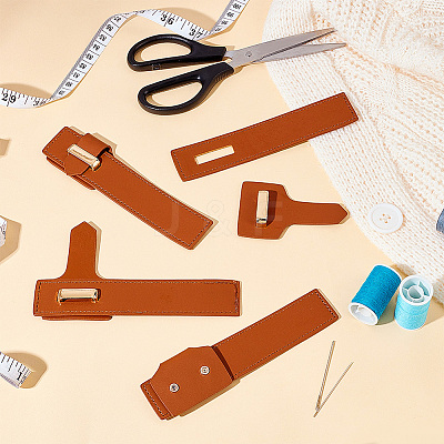 PU Imitation Leather Sew on Toggle Buckles DIY-WH0292-53A-1