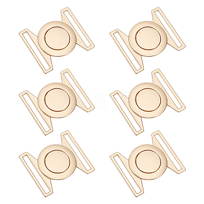 6 Sets Zinc Alloy Side Release Buckles FIND-BC0019-63LG-1