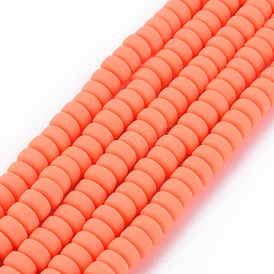 Handmade Polymer Clay Beads Strands CLAY-N008-39-1