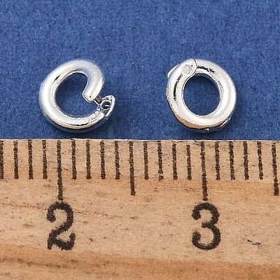 Brass Twister Clasps KK-P284-13S-1