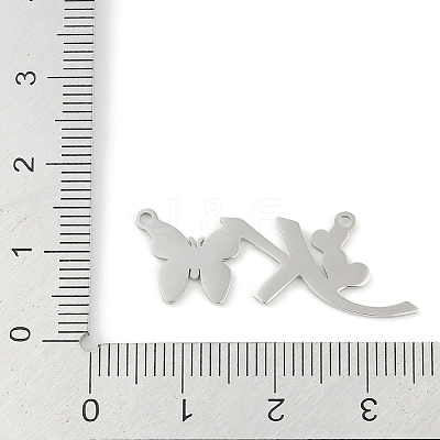 Non-Tarnish 304 Stainless Steel Pendants STAS-L279-002P-K-1