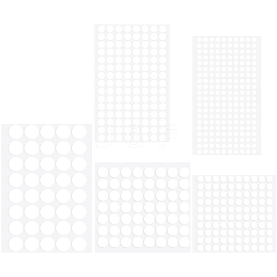 10 Sheets 5 Styles Double Sided Adhesive EVA Foam Sheets AJEW-SP0002-63B-1