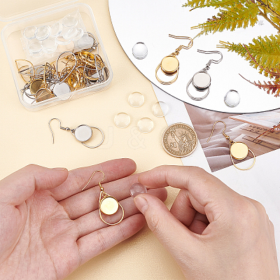 DIY Sublimation Blank Dangle Earring Making Kit STAS-DC0009-40-1