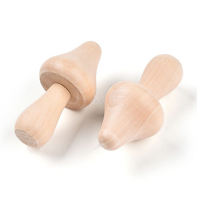 Unfinished Wood Mushroom Ornaments WOOD-T032-09-1