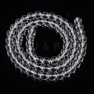 Transparent Glass Beads Strands GLAA-T032-T8mm-13-1