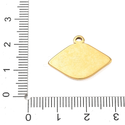 304 Stainless Steel Enamel Pendants SA-CBA8A4A-07G-1