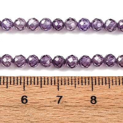 Cubic Zirconia Beads Strands G-G792-47-06C-1