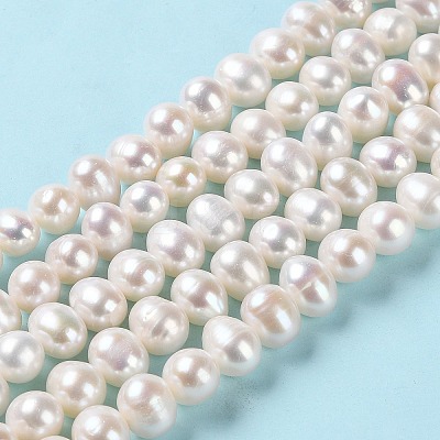 Natural Cultured Freshwater Pearl Beads Strands PEAR-E018-16-1