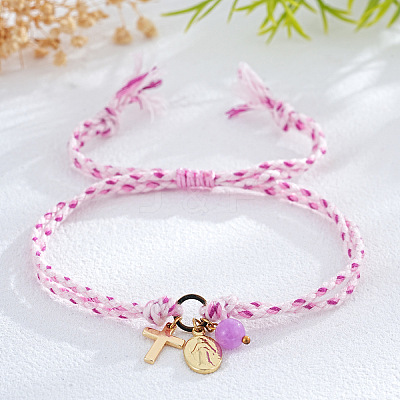 Brass Charm Bracelets TC3588-5-1