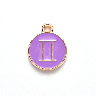Alloy Enamel Pendants ENAM-S124-01B-01I-1