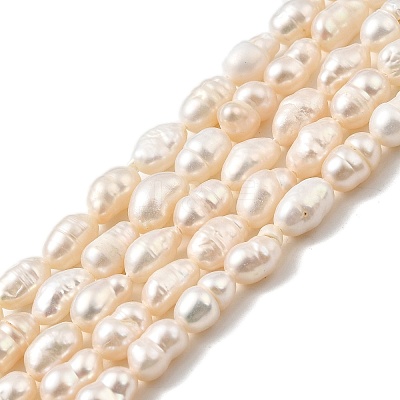 Natural Cultured Freshwater Pearl Beads Strands PEAR-I007-01P-03B-1
