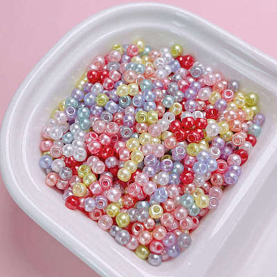 Opaque Acrylic Beads OACR-CJC0001-28I-1