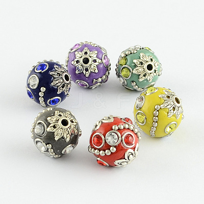 Handmade Indonesia Beads X-IPDL-Q010-36M-1