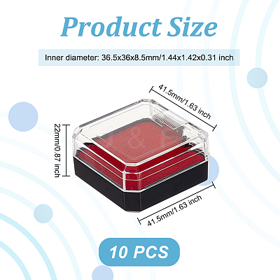 Plastic Presentation Boxes for Badge Storage & Display AJEW-WH0502-11-1