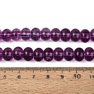 Crackle Transparent Glass Beads Strands GLAA-N074-02B-05-1