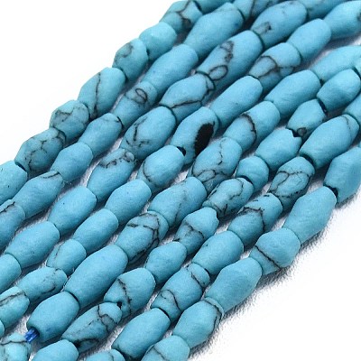 Dyed Synthetic Turquoise Beads Strands G-D356-A01-01-1