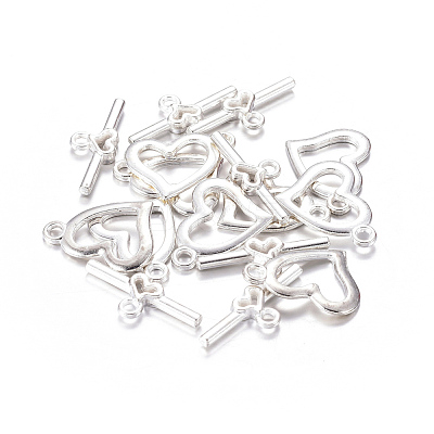Alloy Toggle Clasps PALLOY-B883-S-1