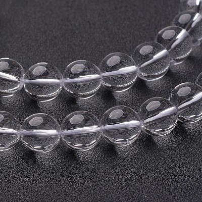 Synthetic Quartz Crystal Beads Strands GSR4mmA039-1-1