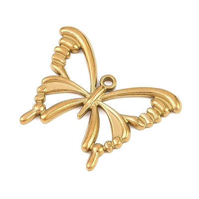 304 Stainless Steel Pendants STAS-E523-01A-G-1