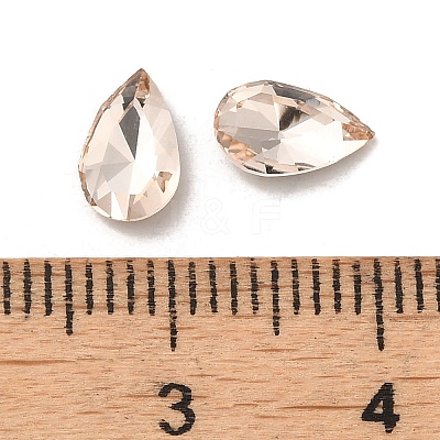 Glass Rhinestone Cabochons RGLA-P037-11A-D261-1