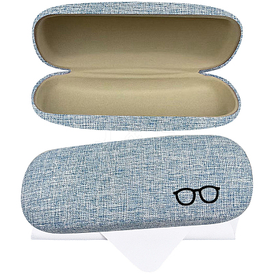 1Pc Oval Polyester Eyeglass Cases AJEW-CN0007-32B-1