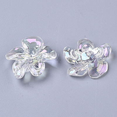 Transparent Acrylic Beads PACR-R246-002-1