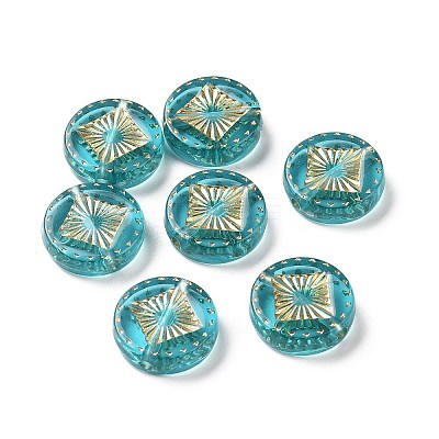 Transparent Acrylic Beads OACR-E015-04-1