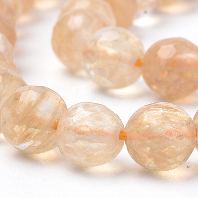 Watermelon Stone Glass Beads Strands G-Q462-116-6mm-1