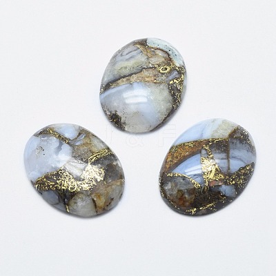 Chalcedony Cabochons G-E464-42D-1