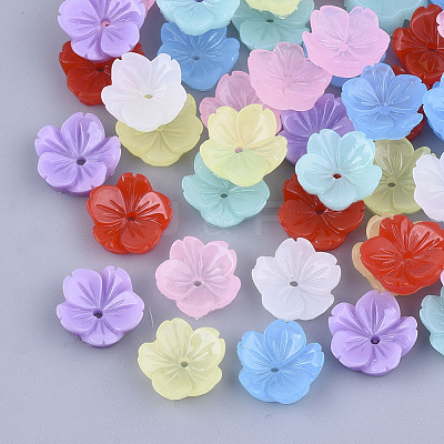 Resin Bead Caps RESI-T040-025-1