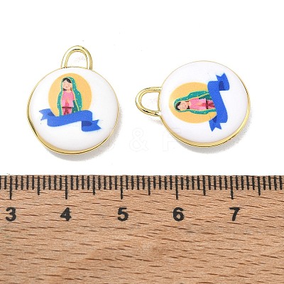 Printed Brass Pendants KK-CBAF9BC-11G-03-1