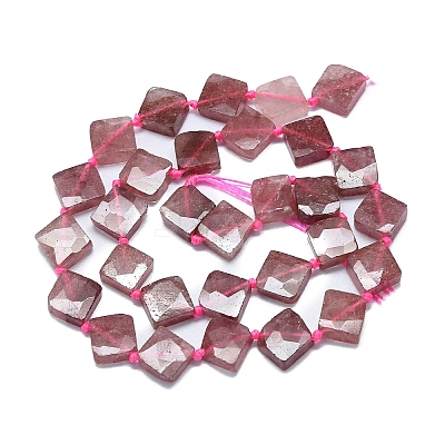 Natural Strawberry Quartz Beads Strands G-G106-H04-02-1