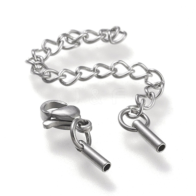 Tarnish Resistant 304 Stainless Steel Curb Chain Extender STAS-K195-29P-015-1